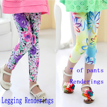 2015 Summer Children Leggings For Girls Kids Leggings Girls Leggings Flower Pants For Option Winter Girl