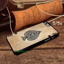 Hot Sellers for Ace of Spades Mobile Phones Cover Case for Apple iPhone 5 5s 5c Cases 4s and 4 i6 i6plus