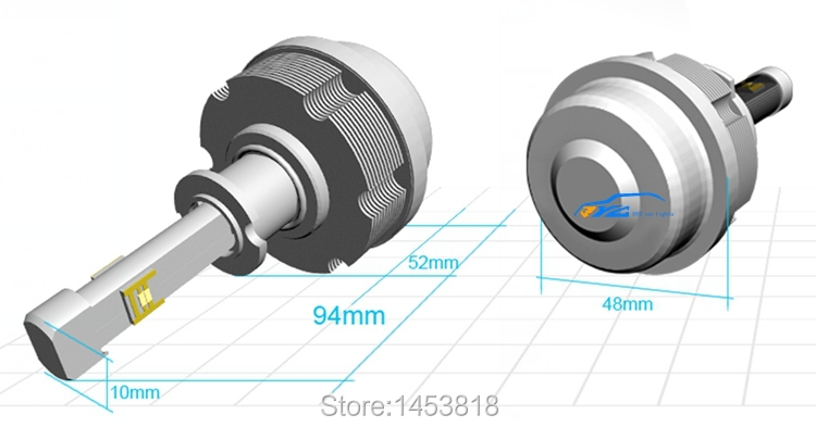 H3 CREE LED Headlight 7