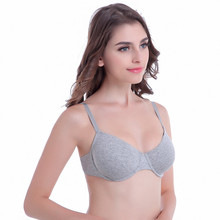 2015 New Arrival Women Comfortable Underwear Ultra Thin Seamless Black Gray White Color Choose Bra B