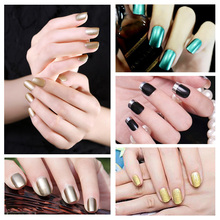 Saviland nail gel polish metalic of 12 lucky colors set uv nail glue metal gel varnishes