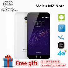Meizu M2 Note 5.5 inch 1920X1080P 4G FDD LTE Mobile Phone MTK6753 Octa Core 2GB RAM 16GB ROM Android 5.0 13MP 3100mAh GPS
