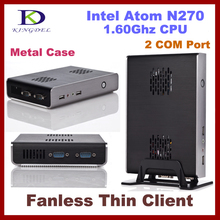New Intel Atom N270 1.60Ghz Thin Client Computer, Mini PC with 2GB RAM, 2 COM, 32 Bit, 720P Video supported