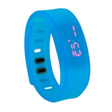 New Design Sport LED Watch Candy Multi Color Silicone Rubber Touch Screen Digital Watches Waterproof 3ATM