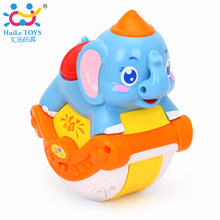 Baby Toy Cute Musical Sliding Animals Electronic Toys Pets Elephant For Children with Flashing Light Gift For Baby Christmas Toy