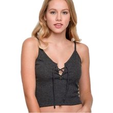 2016 Women Harajuku Front Cross Brandage Strappy Bustier Crop Top Tank Bralette Brandy Melville Camis Hot ZH