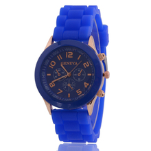 Fashion Geneva relojes mujer 2015 Quartz watch Women watches luxury brand Wristwatch Silicone relogio feminino Dress