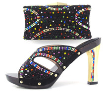 2016 New Italian Style Shoes And Matching Bag Set Fashion African Pumps Shoes And Matching Bag Sets For Wedding&PartySG16-101