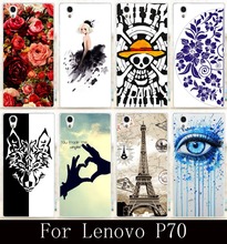 For Lenovo P70 Phone Case Fashion Beautiful DIY Hard Print Cell Phone Phone case  Cover Skin Bag Hood 22 styles