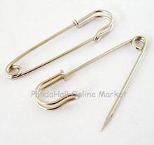 Iron Kilt Pins, Platinum Color, 70mm long, 18mm wide, 6mm thick, hole: about 6mm