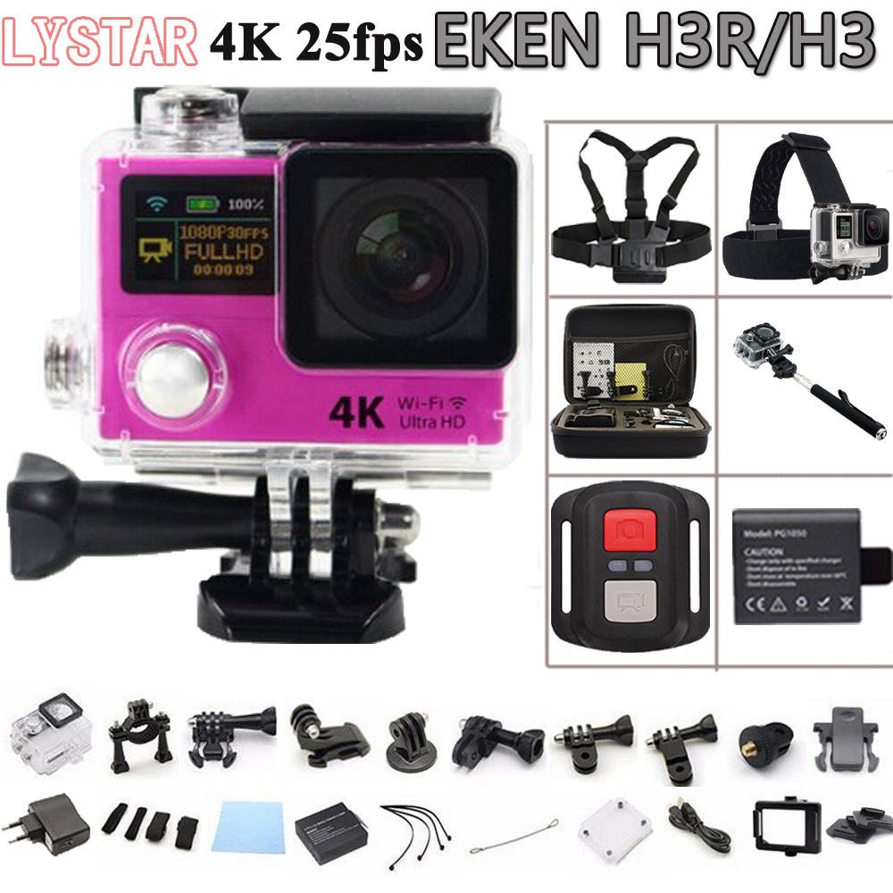 Фотография EKEN Original h3 / H3R Video Action Camera 4K Wifi Sport Cam 30M Waterproof Hetmet Camera 1080P@60FPS Sport DV DVR