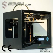 High Precision Large Build volume Rapid Prototyping dual nozzle 3d printer