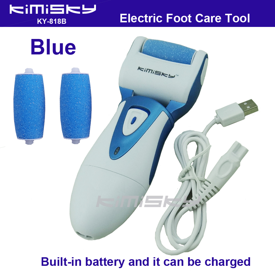 Blue USB smooth strong electric pedicure tool / rechargeable waterproof