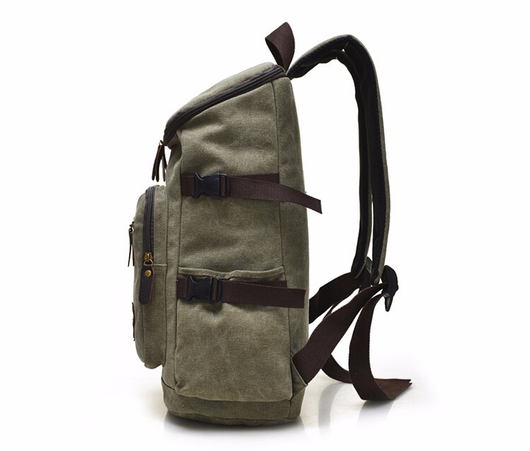High capacity Vintage Backpack Fashion High quality boy school bag Casual Travel Bags men Canvas Backpack (9)