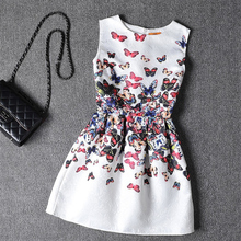 Girls clothes in summer dress Teenage Girls Dresses Kids dresses Girl Elsa Princess Sofia Dress Butterfly dress6-20yrs