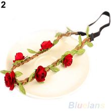 Boho Summer Style Floral Flower Women Girls Hairband Headbands Festival Party Wedding 8 Color 01NP 3SJA