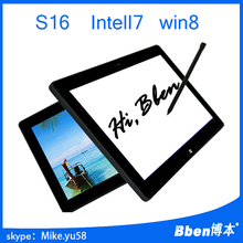 Free shipping 11 inch windows tablet pc Intel i7 Dual Core 2 0GHz 1366x768 IPS screen