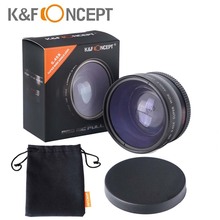 K&Fconcept 58mm 0.45x Multi-coated Super Wide Angle Macro lens Camera for Canon EOS 350D/ 450D/ 500D/ 1000D/ 550D/ 600D/ 1100D