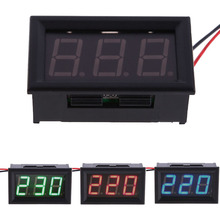 FW1S YB27A LED AC 60-500V Digital Voltmeter Home Use Voltage Display w/ 2 Wires