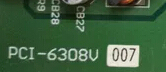 The analog output card for PCI-6308V PCI-6308A 12 bits 8-channel well tested working
