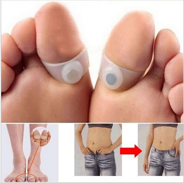Hot Sale Hot Original Practical Magnetic Silicon Foot Massage Toe Ring Weight Loss Slimming Easy Healthy