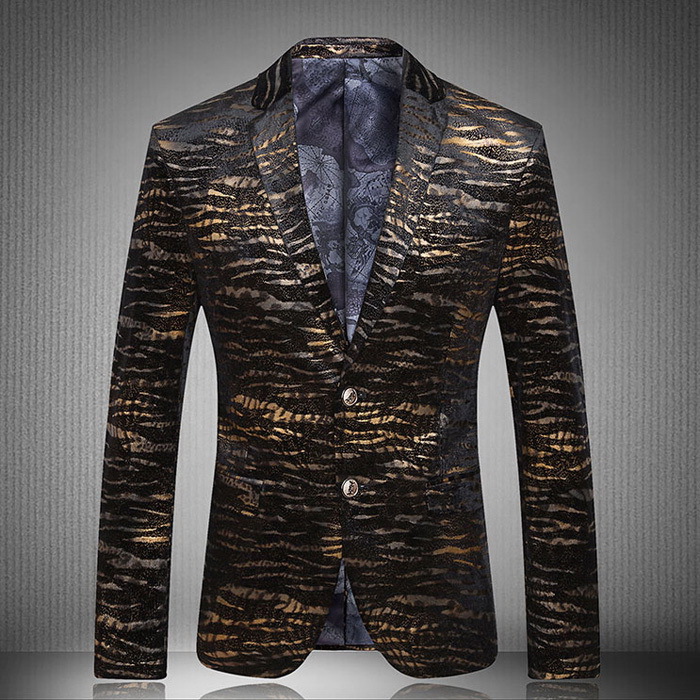 Мужчины свободного покроя осень блейзер дизайнерский бренд два пуговица приталенный бизнес платье костюм пиджак e1862