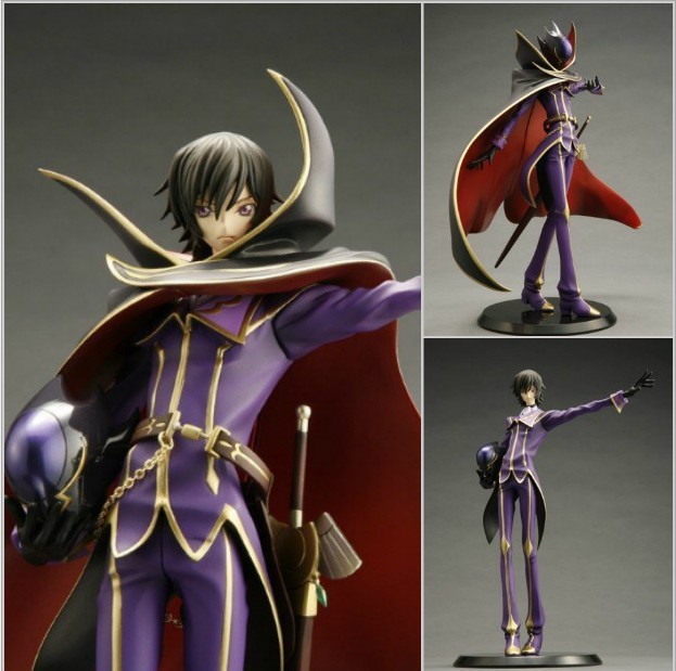 5cm anime code geass lelouch r2 lamperouge nul 1/8 pvc action