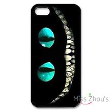 For iphone 4/4s 5/5s 5c SE 6/6s plus ipod touch 4/5/6 back skins mobile cellphone cases cover alice in wonderland cheshire cat