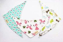 45 Pattern Cute Cotton Baby Towel Toddler Newborn Triangle Scarf Babero Girls Feeding Smock Infant bibs