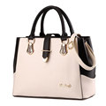 Famous Brand Designer Splicing Panelled Bag Women 2016 New Korean Style Handbag Contrast Color Patchwork Cheap