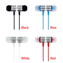 High quality 3.5mm In Ear Earphones headphone headset earbuds For iphone Samsung mobile phone Plastic head free shipping
