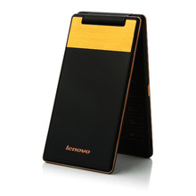 Original Lenovo A588T Gold Flip Smart Phone 4” Touch Screen Android 4.4 5MP ROM 4GB MTK6582M Quad Core Dual SIM GSM GPS WIFI