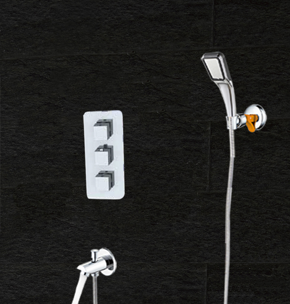 Salle de bains douche ensemble accessoires robinet panneau robinet ...