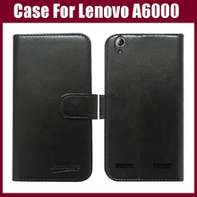 Lenovo A6000 leather Case Dedicated Luxury Flip Leather Card Holder Case Cover For Lenovo A6000 Smartphone Six Colors In Stock.