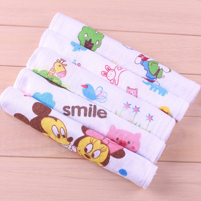Baby Towels 100% cotton Soft Newborn Bath Towels Washcloth for Bathing Feeding Character baby towel Free shipping (13)