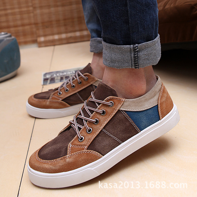 Sale Men Shoes 2015 Fashion Sneakers Shoes Men Casual Shoe Men Flats Low Men Sneaker Patchwork