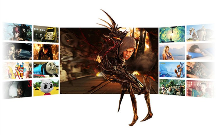 Real 3D Glasses Cardboard!Adjustsble 3D VR Box Virtual Reality Movie Game Glasses  For 4.0-6.0 inch Phone + Bluetooth Remote Control (4)