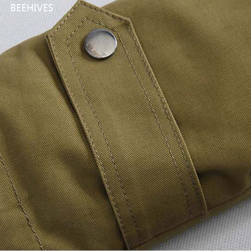2015 High Quality Fleece Corduroy Wadded Jacket Men Cotton Filling Thickening Wadded Coat Jacket Military Parka