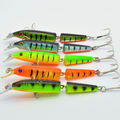 2016 New 5pcs lot Fishing Lures Plastic Hard Tackle Crankbait 10 5cm 9 6g Double Bait
