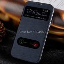 For Samsung Galaxy S3 i9300 9300 Original S View Open Window Flip Leather Back Cover Battery Housing Case