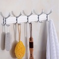 Family Kitchen Bath 10 hook coat hat bag modern decor wall hanger metal coat hooks decorative