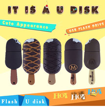 usb flash drive Ice Cream pen drive cartoon hot sale usb stick cute mini pendrive 2G 4G 8G 16G  U disk flash card Freeshiping