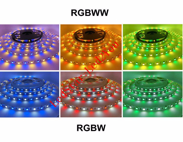 LED-Strip-5050-RGBW-DC12V-60-LED-m-RGB-White-RGB-Warm-White-Flexible-LED-Light (4)