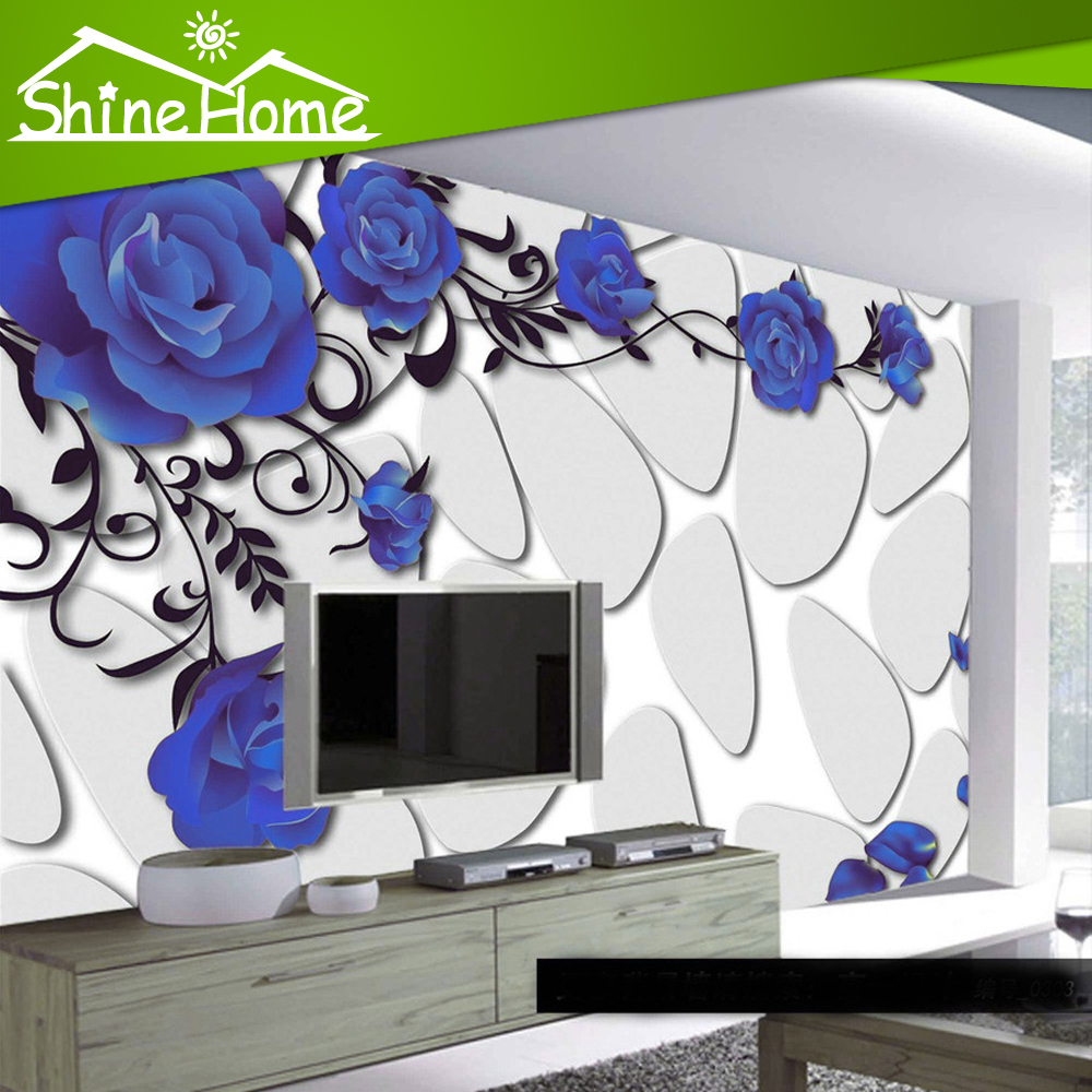 Wallpaper 3d Blue Brick Beli Murah Wallpaper 3d Blue Brick Lots