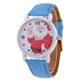 Christmas Present Watch 2016 Women Men Fashion Casual Cartoon Leather Quartz Watch Elegant Children Wristwatch Relogio