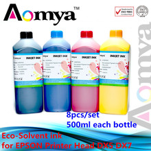 Any 4 Pcs of Eco-Solvent ink for EPSON R1800 500ml