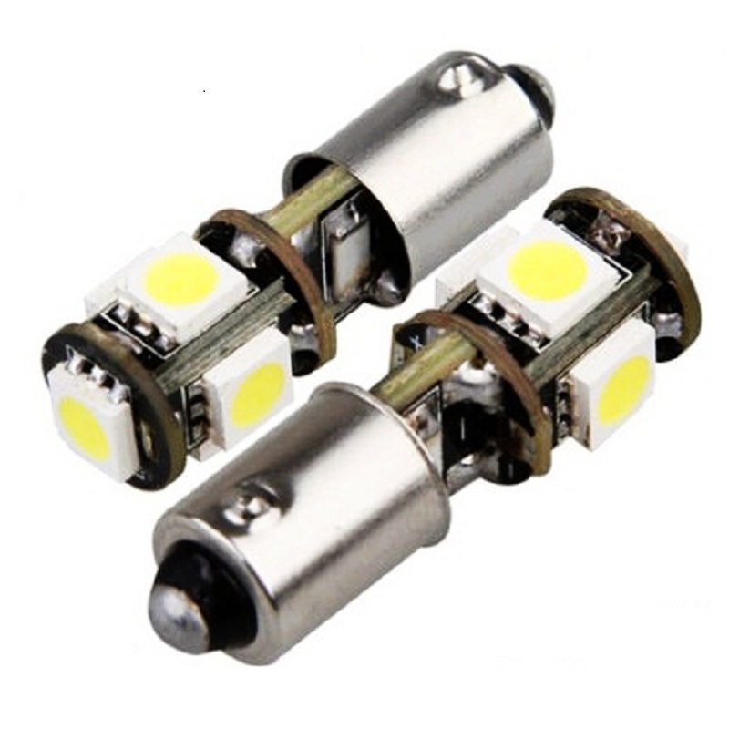 2 ./ ba9s 5  5050   canbus      h6w t11 t4w 5smd     obc  / 