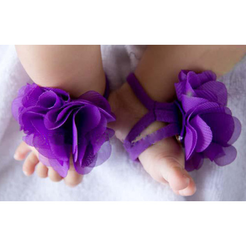 SCYL Newborn BABY Foot bands WAER Flower Decorated BABY Cotton Pram Barefoot Shoes Infant Toddler Socks