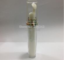 15ML pearl white lotion bottle or eyecream bottle with airless pump can used for Cosmetic Packaging