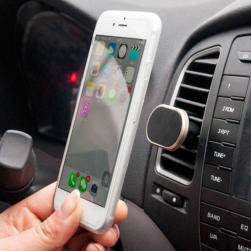 2016 новый универсальный 360 град держатель для телефона в машину магнитный автомобильный держатель телефона вентиляционное отверстие держатель мобильного телефона для iPhone 5 6 s Samsung HTC